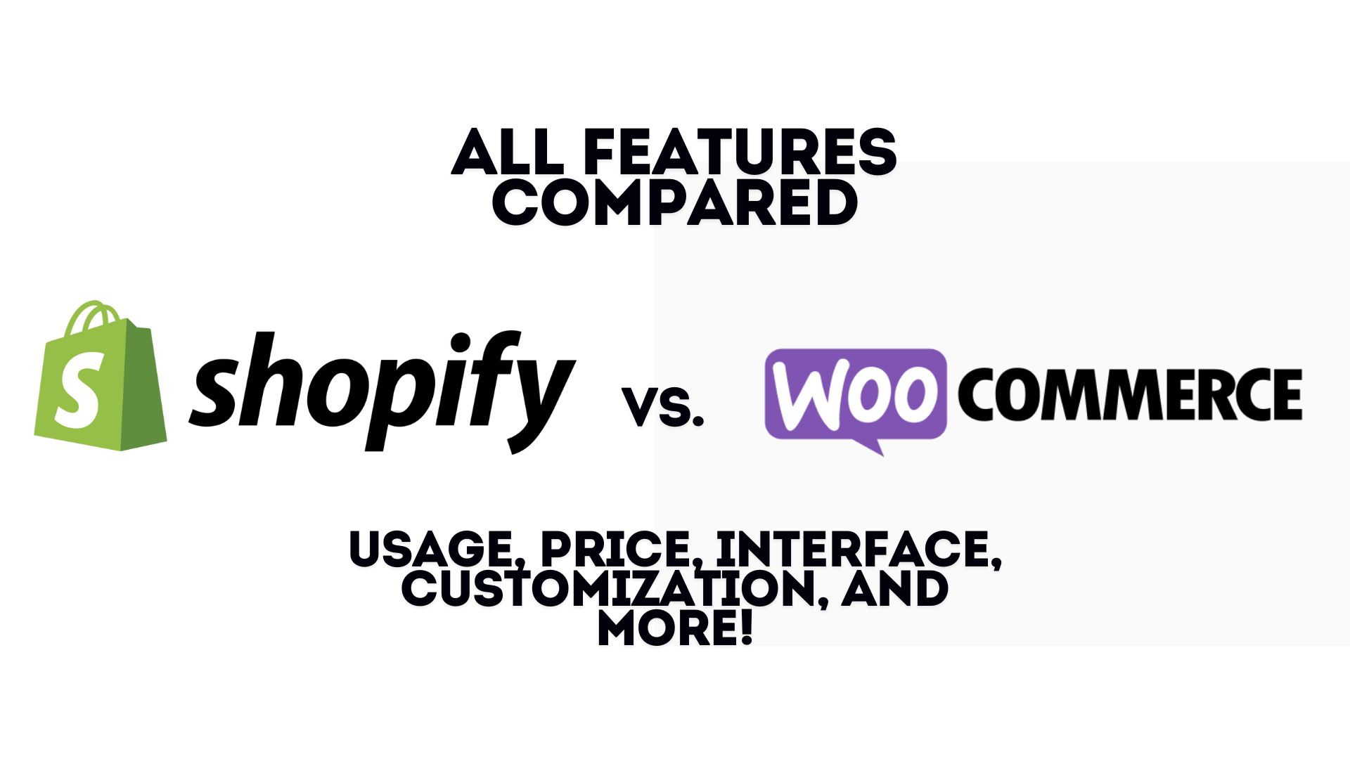 WooCommerce Vs Shopify