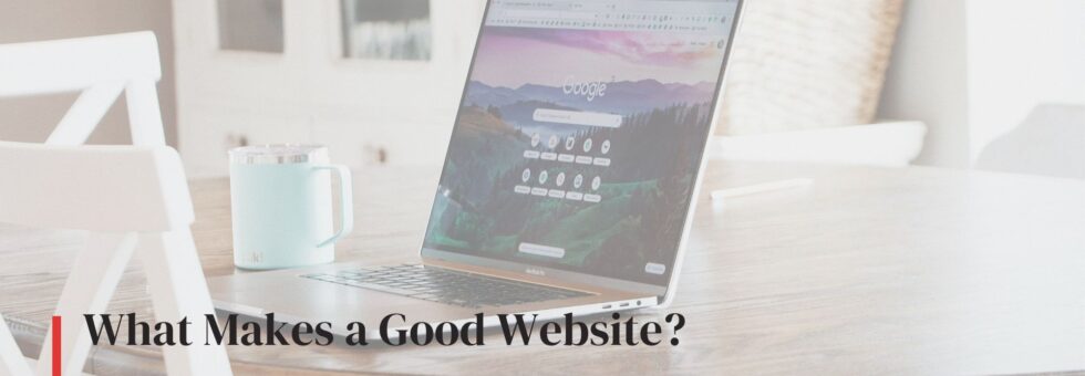 What Makes a Good Website? top elements