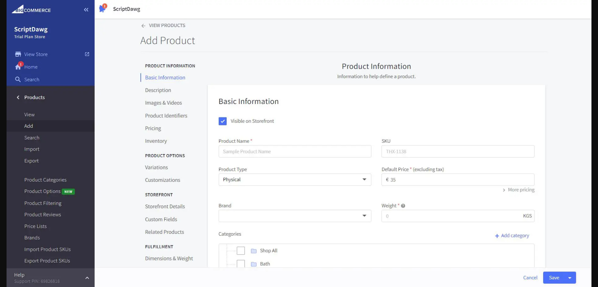 Inventory Management in BigCommerce