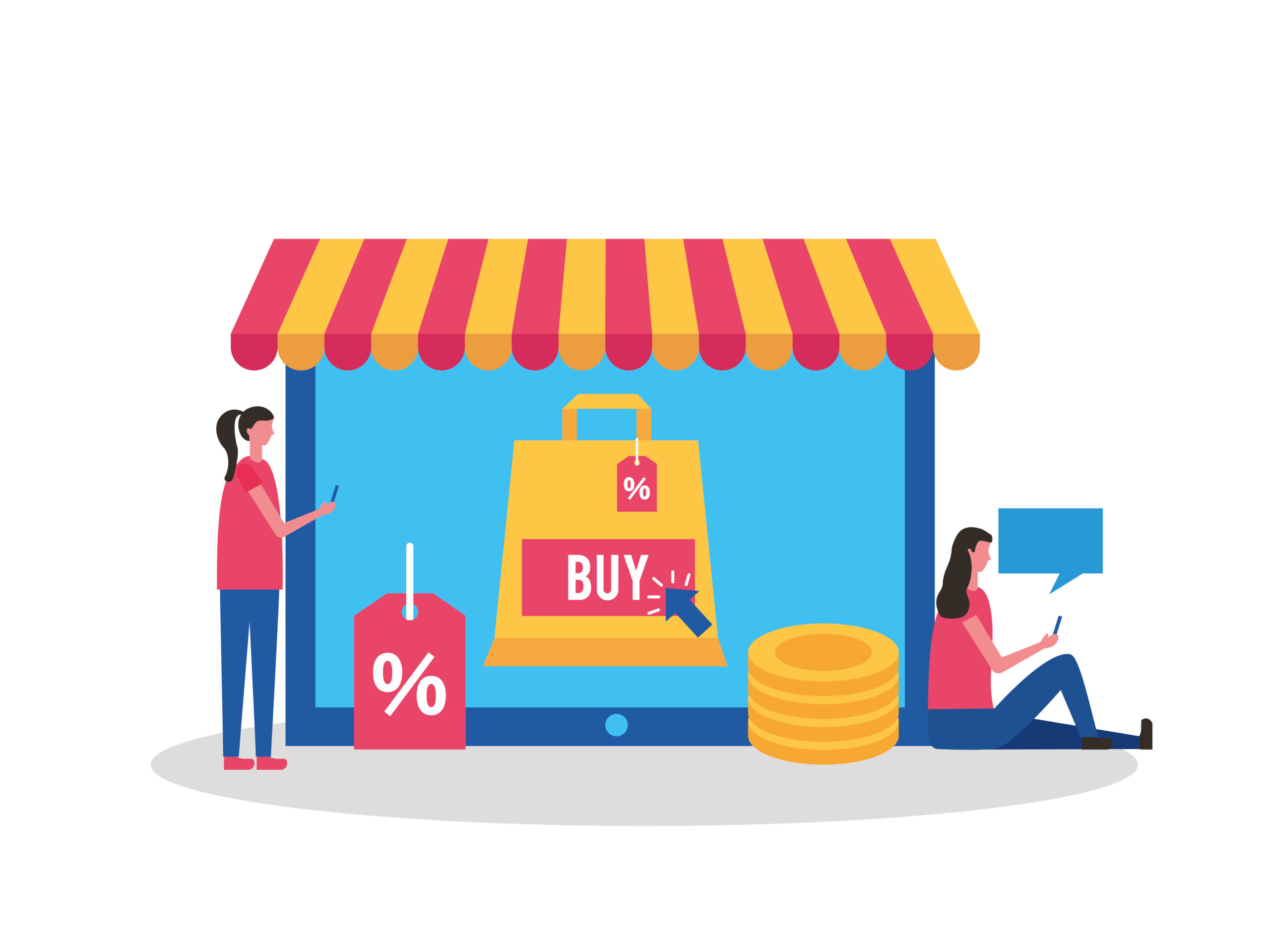 people online buying