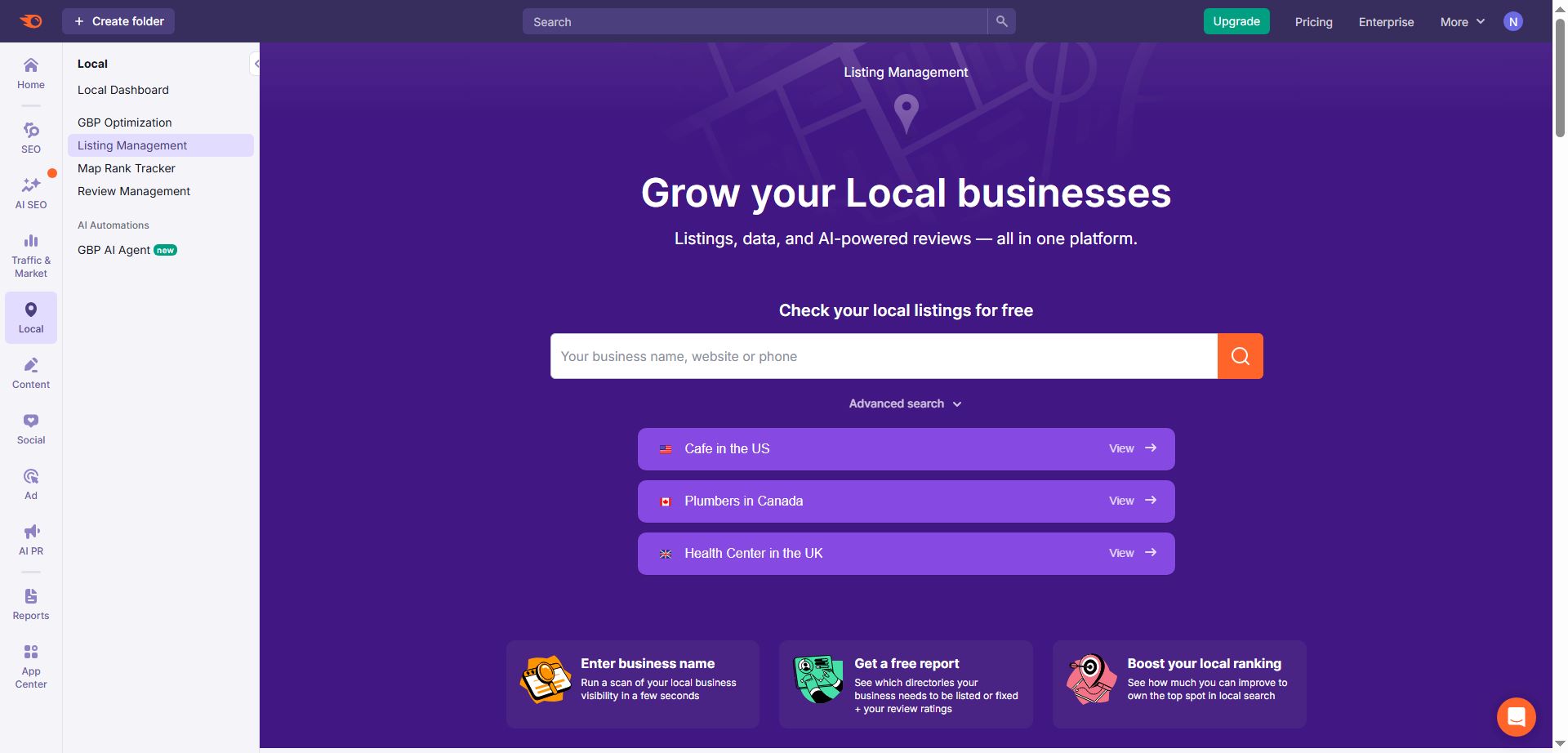 Semrush Management